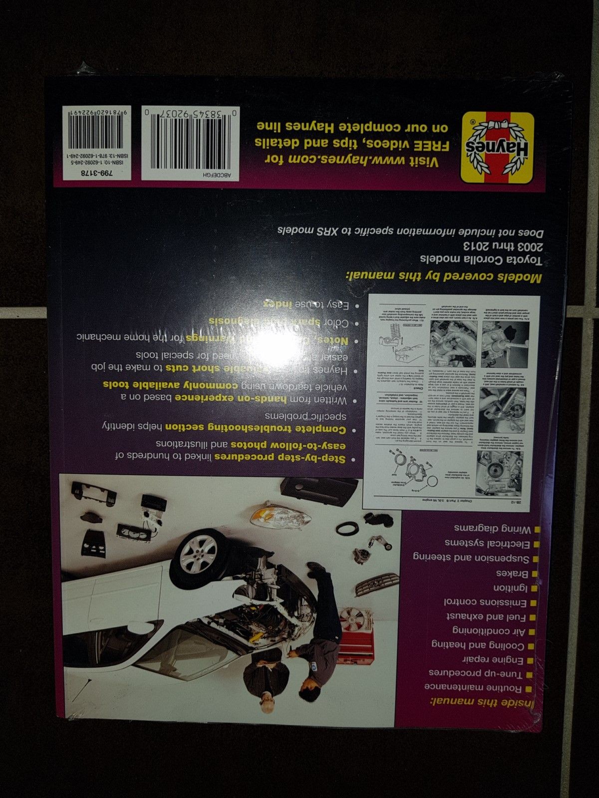Revue technique Haynes Toyota Corolla 2003-2013 en anglais