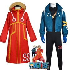 Costume Cosplay One Piece D. Rufy & Zoro Future Island testa d'uovo abiti nuovo