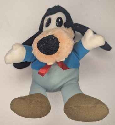 Disney Mickey's Christmas Carol Goofy Plush Jacob Marley Ghost 80s Vintage Toy
