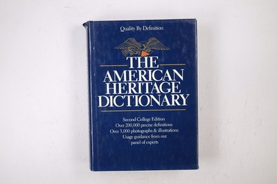 67918 unbekannt THE AMERICAN HERITAGE DICTIONARY Second College Edition HC