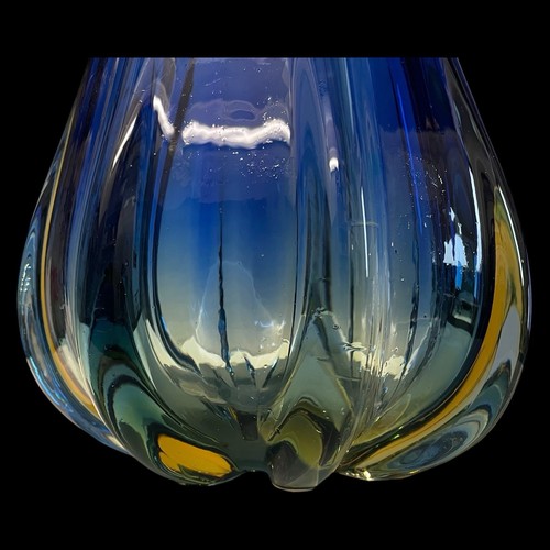Grande Vaso portafiori in Vetro Sommerso Murano Policroma - Foto 8 di 19