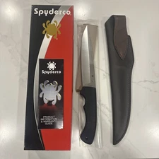 Spyderco Sustain Knife CPM-20CV Blade Black G10 Handle FB39GP - New