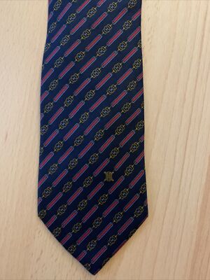 Celine Paris Vintage Tie Silk Seidenkrawatt Made in Spain