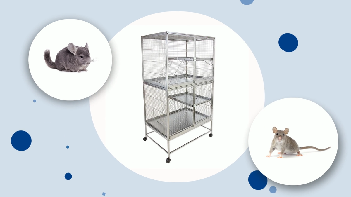 Cozy Pet Rodent Cage for Rat, Ferret, Chinchilla, Degu or other Small Pets  RC03
