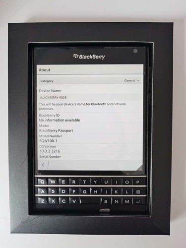 BlackBerry Passport Q30 (SQW100-1) 32GB 13MP Original QWERTY Keyboard Cellphone - Afbeelding 7 van 11