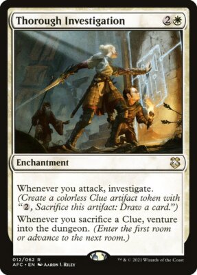 MTG Thorough Investigation  - Adventures in the Forgotten Realms Commander NM