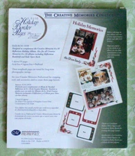 Creative Memories 8 X 10 Holiday Border Blank Scrapbook Pages (Open Package)