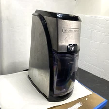 BLACK & Decker Electric Burr Mill Coffee Grinder Stainless Steel CBM210  Tested