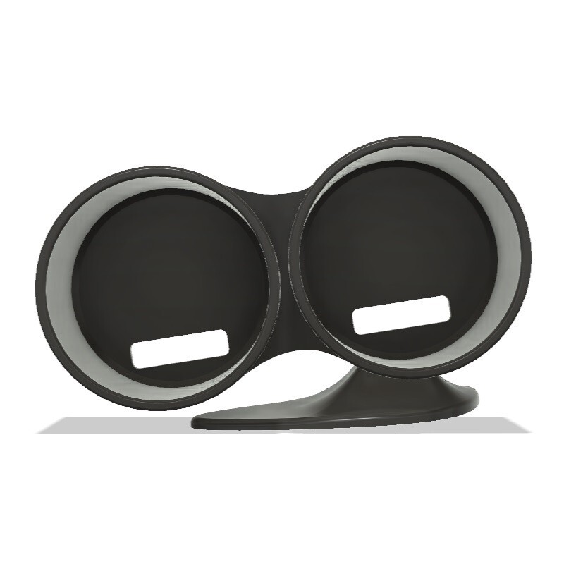 86 FRS BRZ Dual Gauge Pod for 60mm Aftermarket Gauges (Stickon/Dash