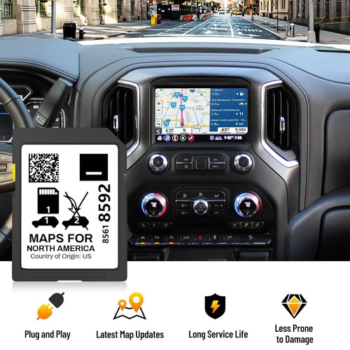 NEW UPDATE GPS Navigation SD Card Map 85618592 GM GMC Acadia Canyon Sierra Yukon - Foto 10 di 13