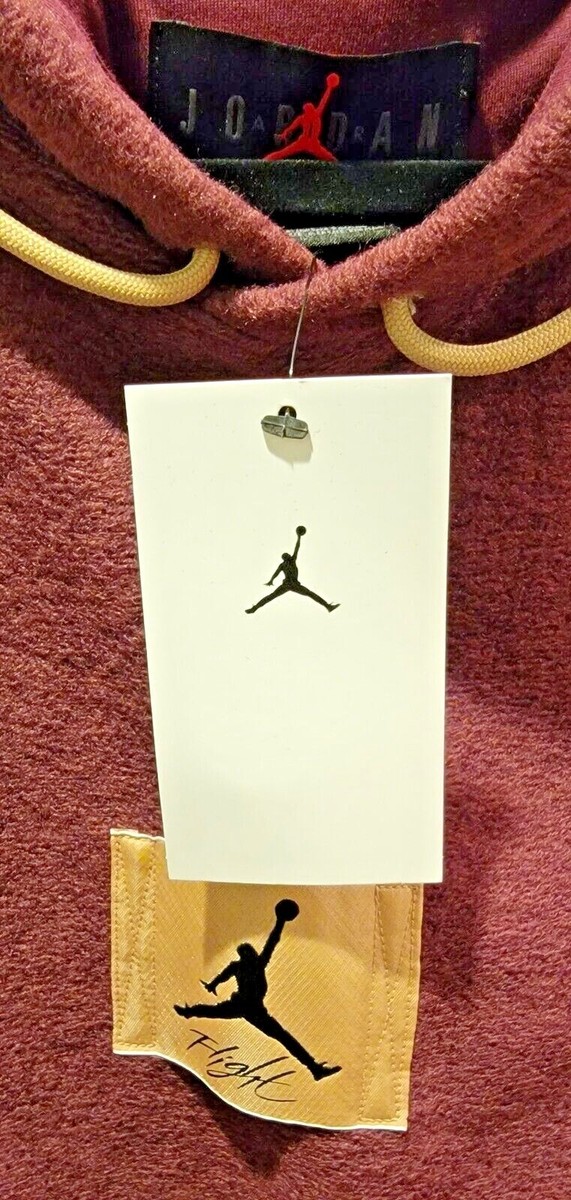Nike Jordan Flight Heritage Bordeaux Menu0026#039;s Wool Hoodie DC9584-610  Purple L XL | eBay