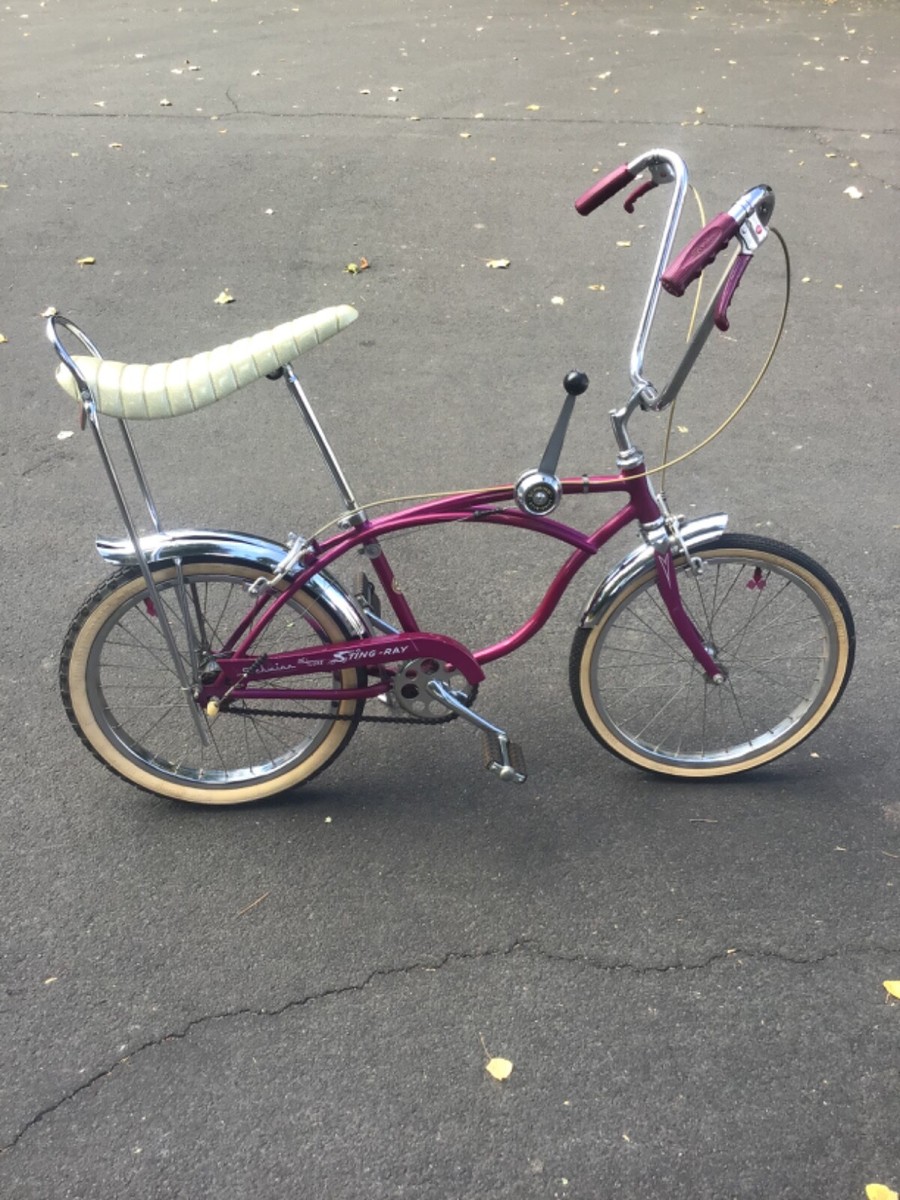 Rare 1966 Schwinn Stingray DeLuxe 3 Speed Violet | eBay