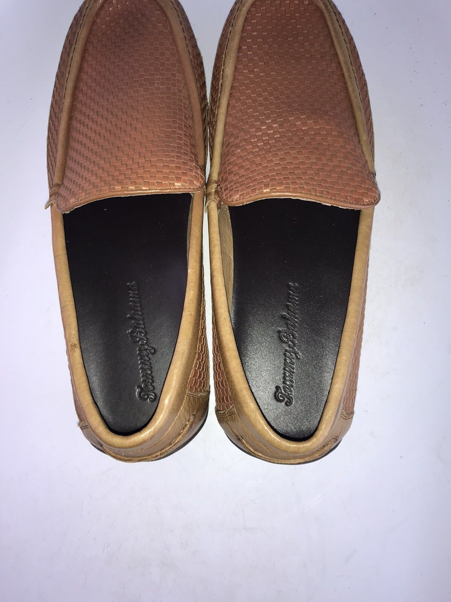 TOMMY BAHAMA Naples Driver Loafers Men\'s 11 M Brown Woven Leather Slip On Tommy Bahama Men main image 3
