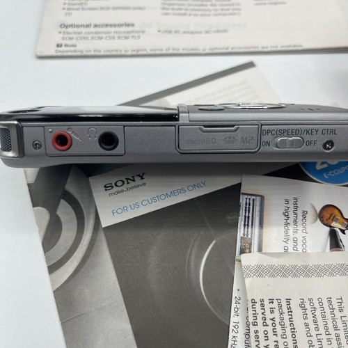 Sony ICD-SX733 Silver LCD Screen Linear PCM Digital Voice Recorder ChargerWorks - Picture 5 of 8