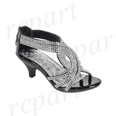 New girl back zipper dress shoes open toe special occasion formal White