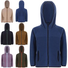 Girls Outerwear Casual Top Hooded Sweatshirts Winter Hoodies Sports Cardigan