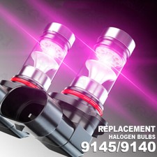 2pcs 9005 9006 9145 Pink Purple High Power Smd Led Fog Lights Driving Bulbs 2pcs 9005 9006 9145 Pink Purple High Power Smd Led Fog Lights Driving Bulbs