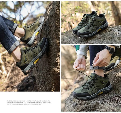 Outdoors Men Sneakers Breathable Light Casual Shoes Waterproof Non Slip Boots - Picture 18 of 29