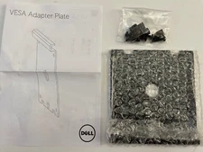 NEW DELL VESA ADAPTER PLATE FOR DELL E-SERIES MONITORS W/ SCREWS