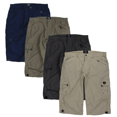 Herren Cargo Bermuda Short ultra light Trekking Outdoor Hose Shorts Übergrößen