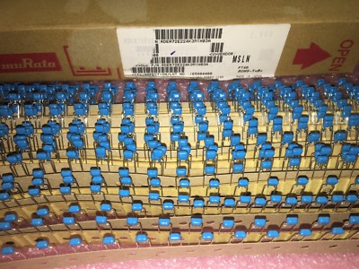 (100 PIECE LOT) RDER72E224K3M1H03A, MURATA, CAP CER 0.22UF 250V X7R RADIAL RoHS