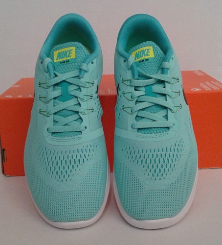 NWT NIKE GRADE SCHOOL GREEN(JADE) FREE RN RUNNING SHOES SZ 6Y & 7Y 833993 3OO - Picture 2 of 9