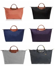 NWT Longchamp Le Pliage Type L Weekender 18 inch Travel Tote 1624089 Many Colors