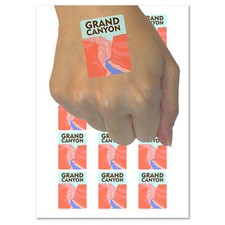 Destination Grand Canyon National Park Temporary Tattoo Water Resistant Set