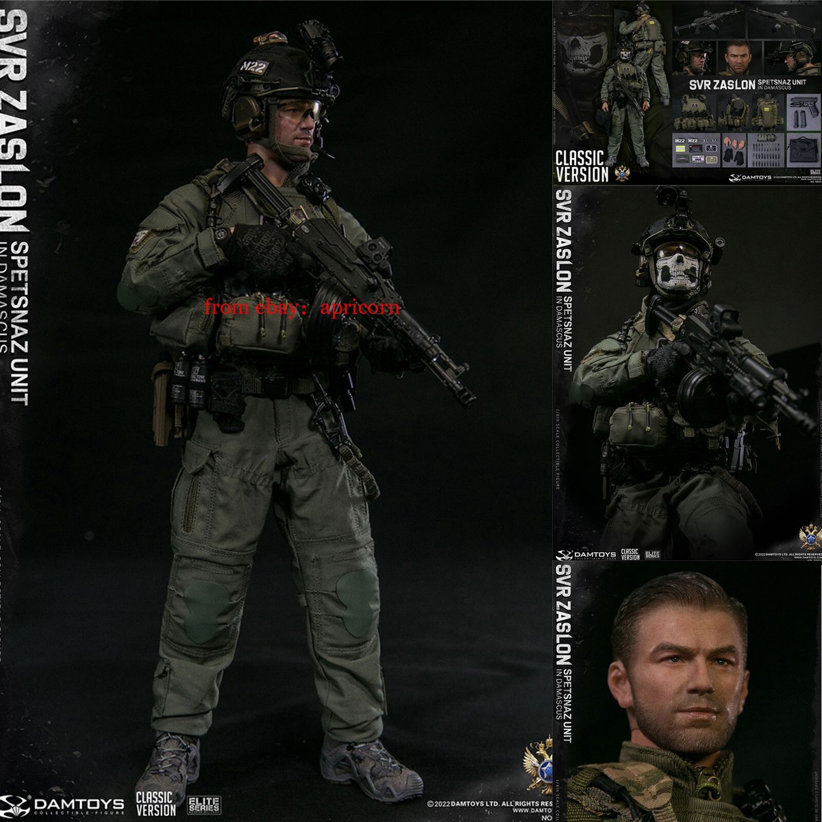 Pre! DAMTOYS DAM78093 Russian Svr Zaslon Damascus Classic Ver 1/6