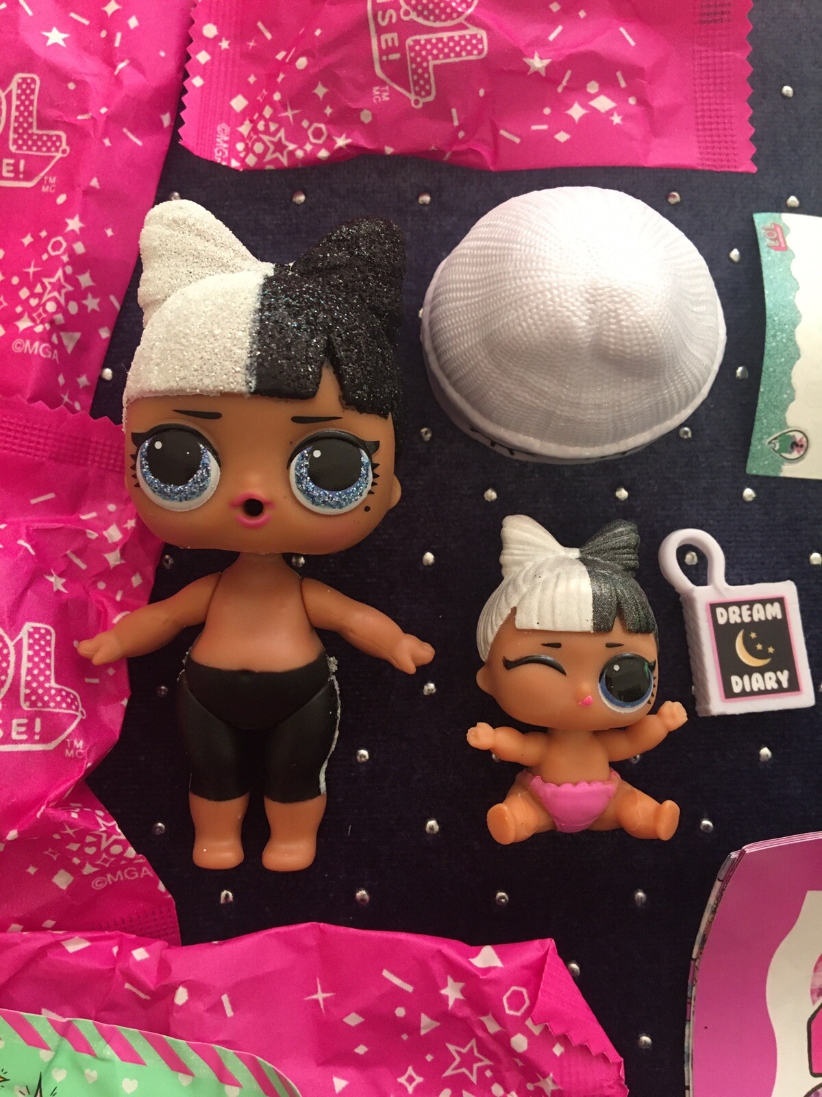 New LOL Surprise Sunggle Babe & Lil Snuggle Babe Opened Dolls L.O.L