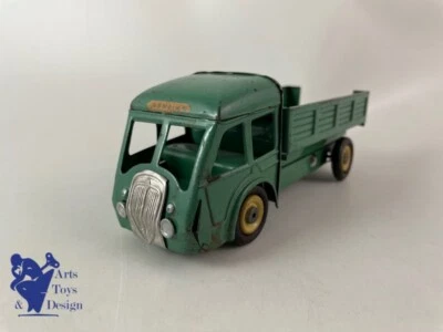 JOUET ANCIEN CIJ 5/37 CAMION RENAULT RIDELLES ADTD MECANIQUE 1952 - Photo 1/4