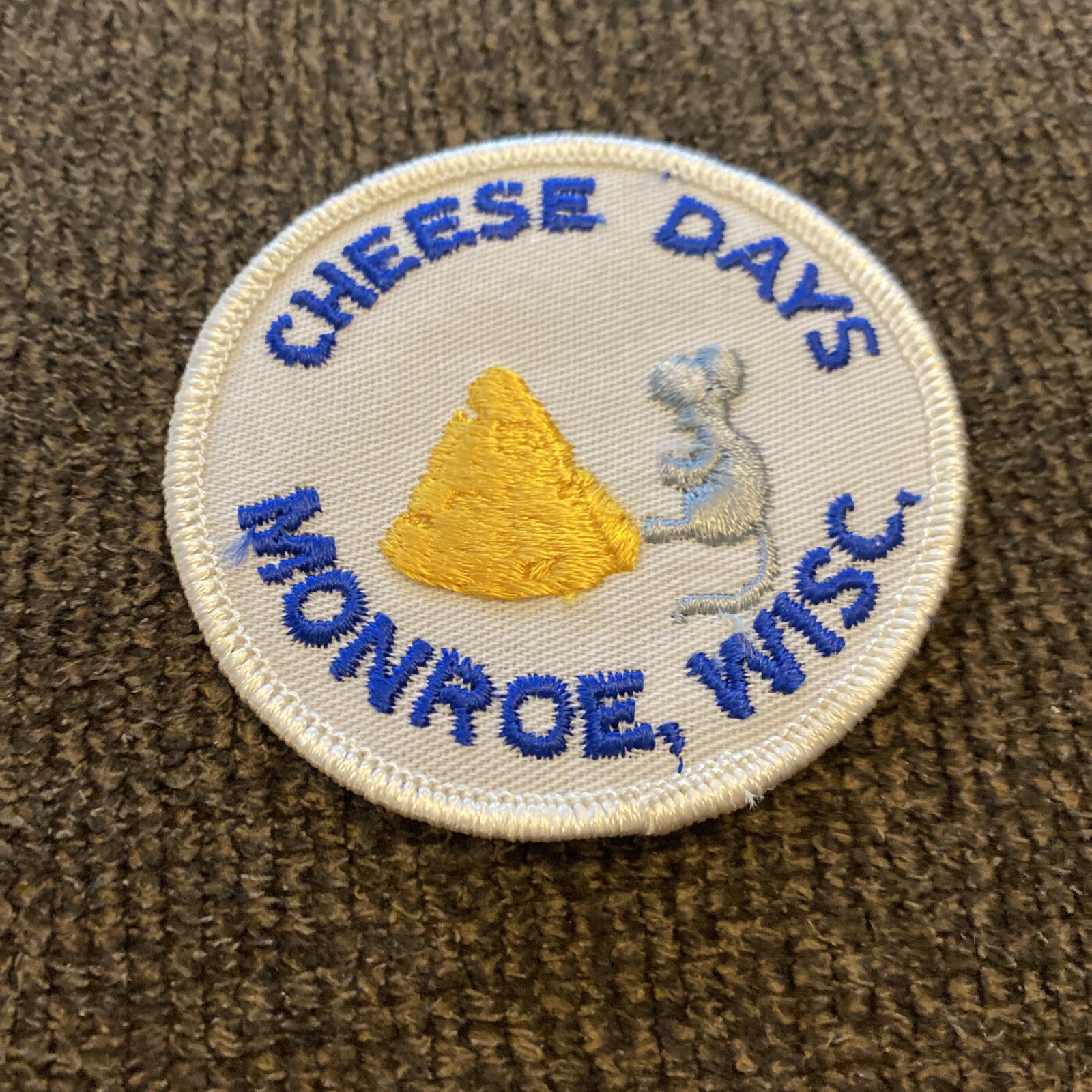 VTG CHEESE DAYS Monroe Wisconsin Iron On Patch eBay