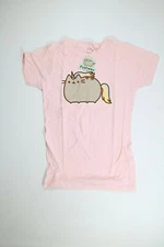 Women’s Pusheen Pink Cat T-Shirt Medium NEW! NWT