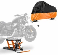 HebebüHne LO + Abdeckplane XL FüR Triumph Scrambler / 1200 XC / XE
