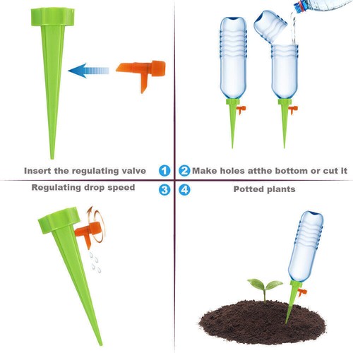 8/18X Bewässerung für Wasserspender Pflanzen Automatisch Topfpflanzen Blumen DE. - Bild 10 von 14