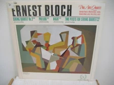 BLOCH String Quartet #2 & Works - PRO ARTE QUARTET - LAUREL (LP 1984)