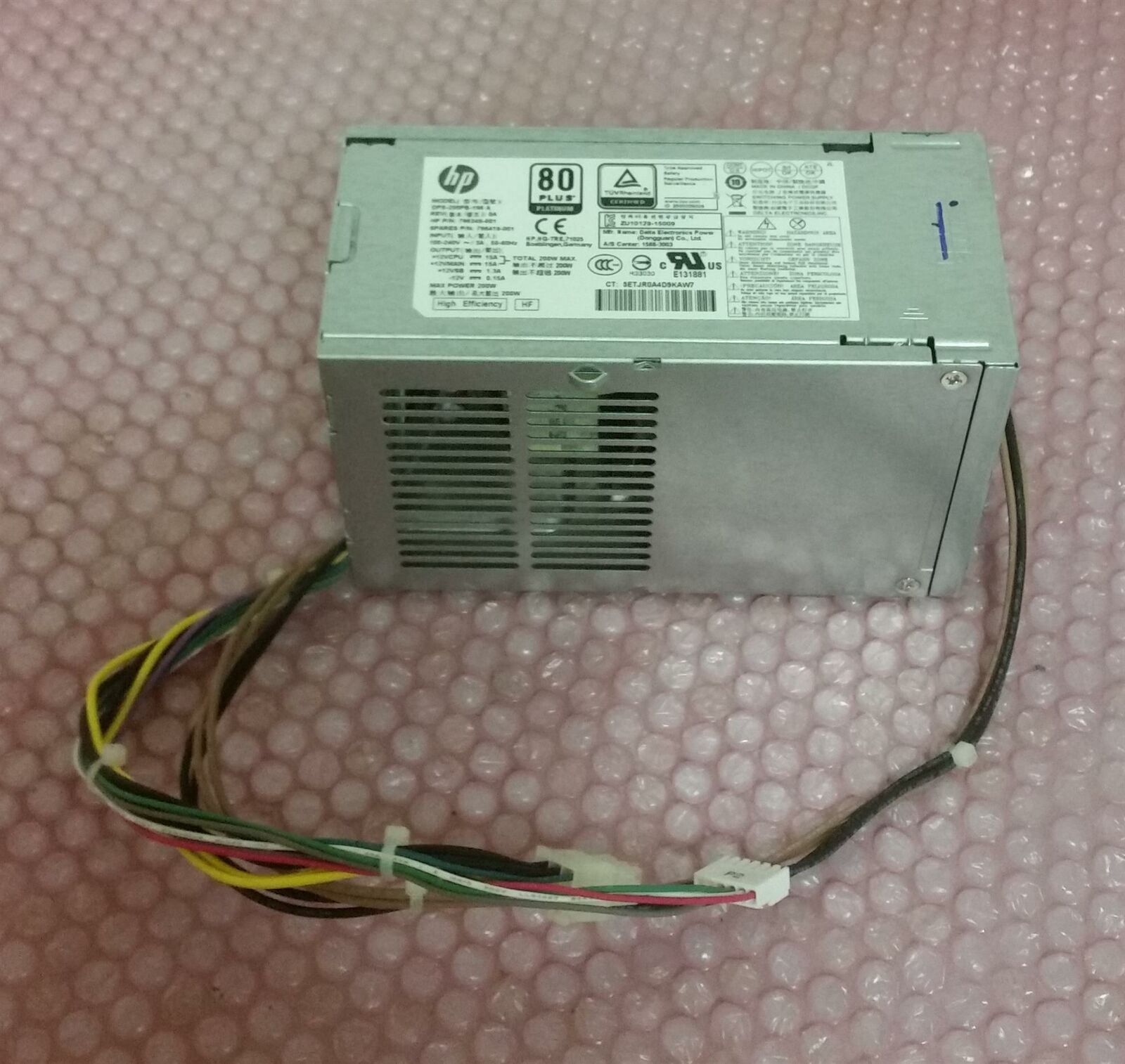 Alimentation HP D14-200P1A 200W PLATINUM – 796349-001 796419-001 – Occasion Garantie