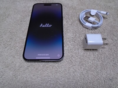 Apple iPhone 14 Pro Max, 1TB, Black, Carrier Unlocked, Excellent!!