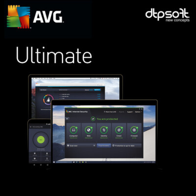 AVG ULTIMATE 2025 10 Geräte PC, Mac Android TuneUp Internet Security 1 Jahr 2024
