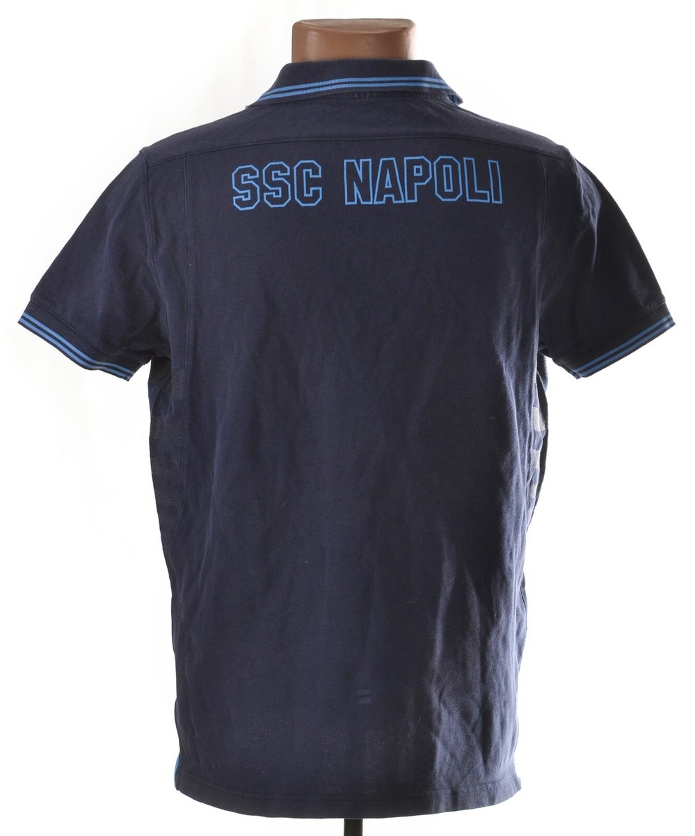 SSC NAPOLI ITALY 2012/2013 FOOTBALL POLO SHIRT JERSEY MACRON