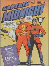 CAPTAIN MIDNIGHT COMICS 67 Classic Issue Collection On USB Flash Drive