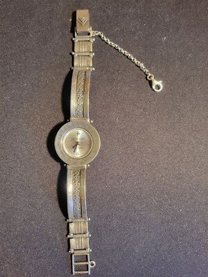 Silpada Sterling Silver Watch T1749 with Safety Chain 7