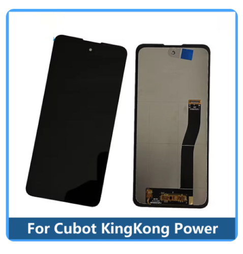 Kit Di Ricambio Schermo LCD Per Cubot Kingkong 9, Con Touchscreen E Lettore Impronte, Toolkit Completo Per Sostituzione Fai-da-te, Display Nero Con Cornice