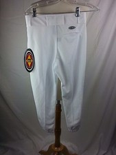 Easton Youth White Softball Pants L Large Poly 28 x 22 NEW NWT