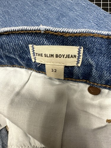 Madewell Jeans Men's 32W Actual (38x29.5) The Slim BoyJean Distressed Pockets - Picture 10 of 12