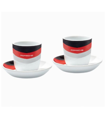 Original Porsche Collector's Espresso Duo No. 6   Limited Edition   ''Motorsport''