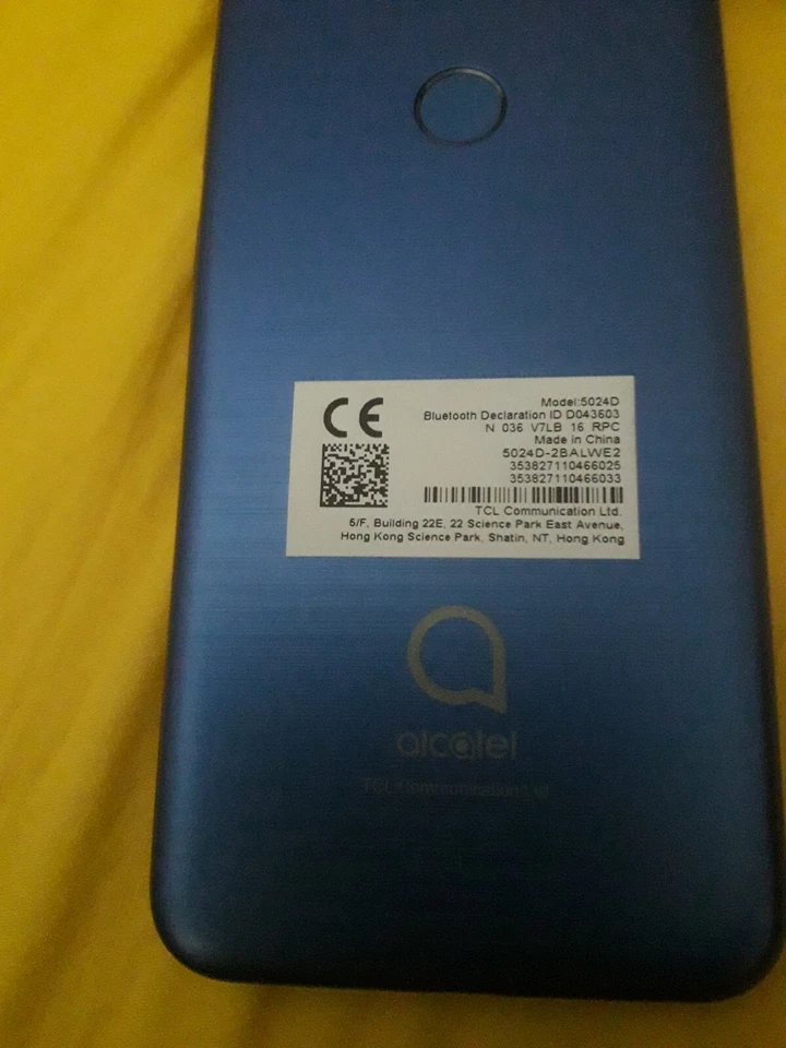 smartphone alcatel C1 azzurro 2022 - Immagine 3 di 4