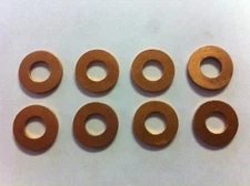 8 Copper Injector Washers for 6.9 / 7.3 / 5.9 diesel, Heat shelds / Tip Gaskets