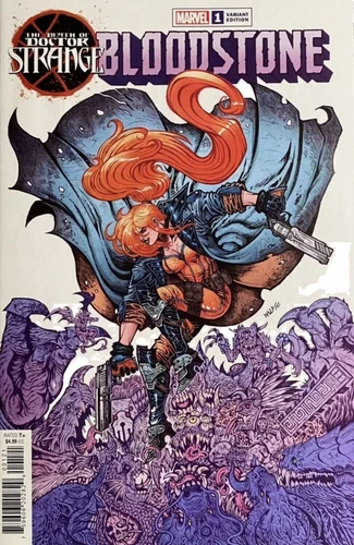 DEATH OF DOCTOR STRANGE BLOODSTONE 1 WOLF VARIANT NM 