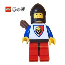 Lego CAS239 Royal Knights - Knight 1 (Chin Guard / Quiver) Minifigure - Set 6090